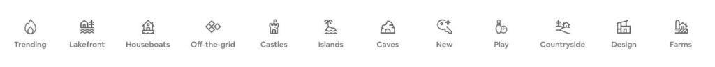 Airbnb Categories Enhancing Search Experience
